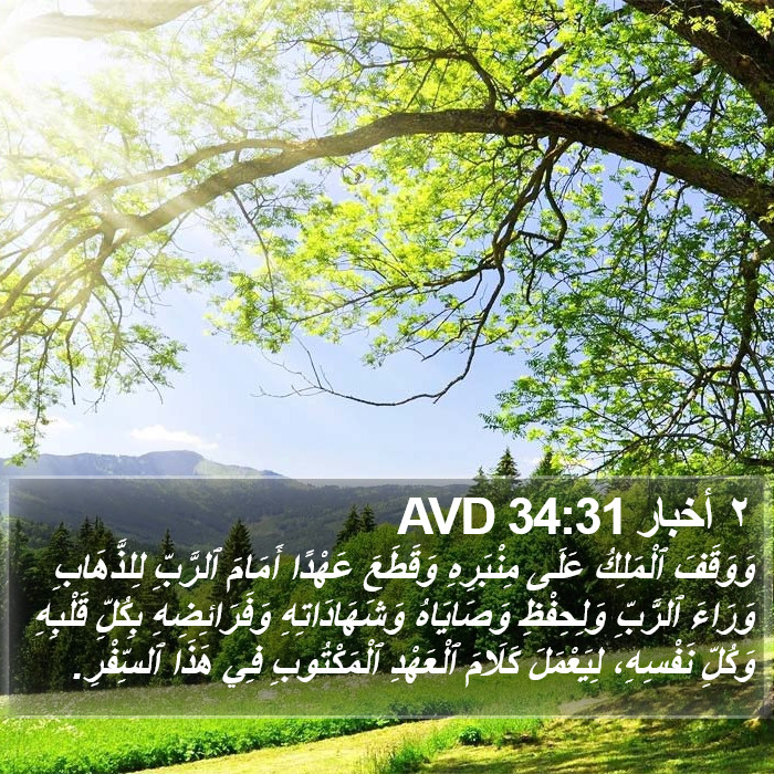 ٢ أخبار 34:31 AVD Bible Study