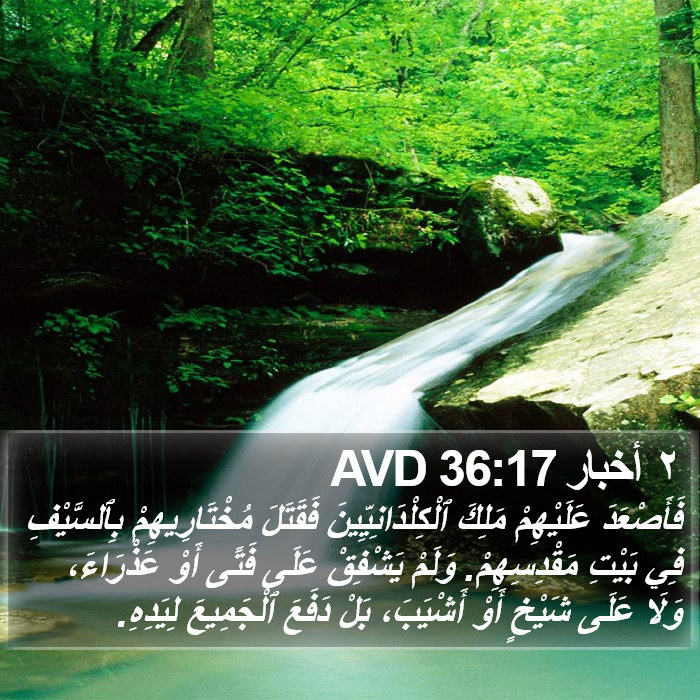 ٢ أخبار 36:17 AVD Bible Study