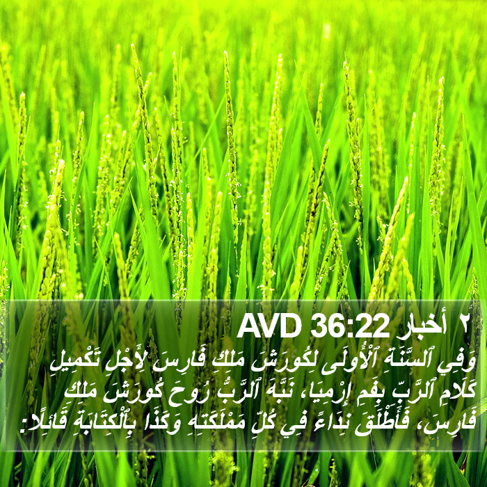 ٢ أخبار 36:22 AVD Bible Study