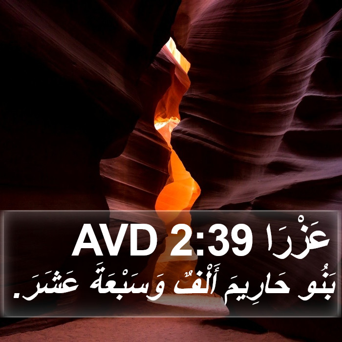 عَزْرَا 2:39 AVD Bible Study