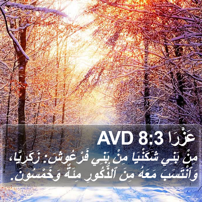 عَزْرَا 8:3 AVD Bible Study