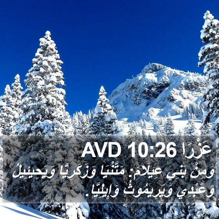 عَزْرَا 10:26 AVD Bible Study