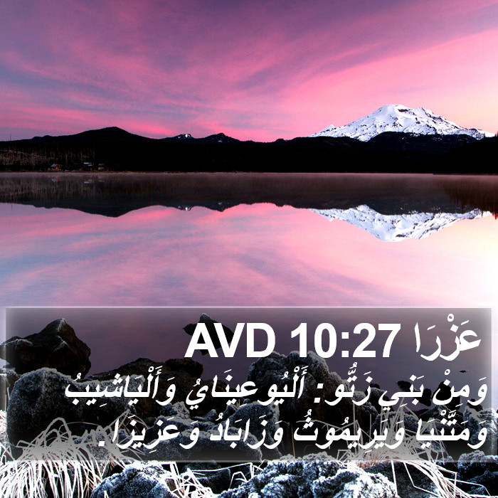 عَزْرَا 10:27 AVD Bible Study