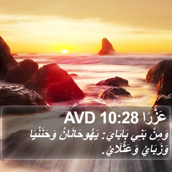 عَزْرَا 10:28 AVD Bible Study