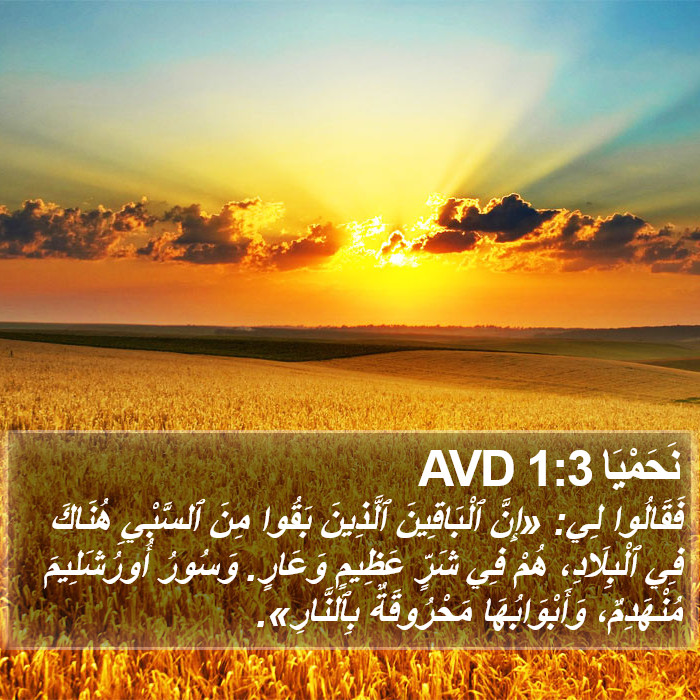 نَحَمْيَا 1:3 AVD Bible Study