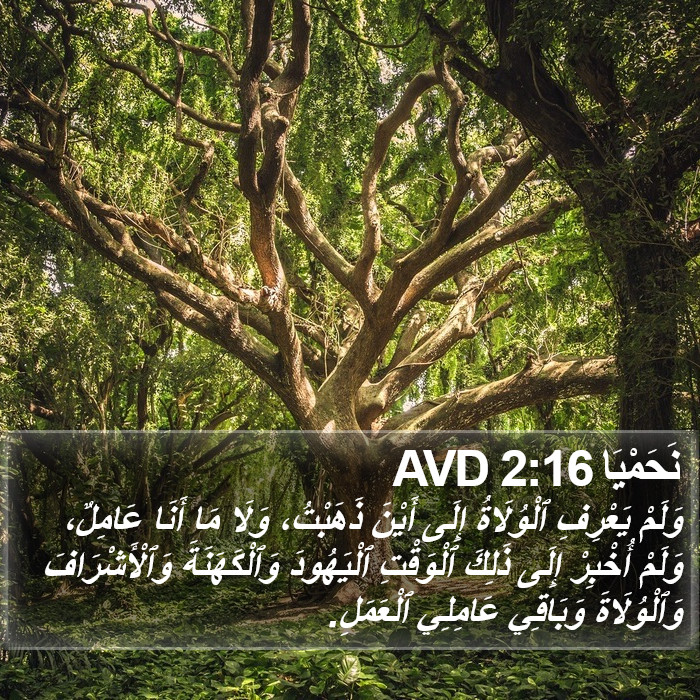 نَحَمْيَا 2:16 AVD Bible Study
