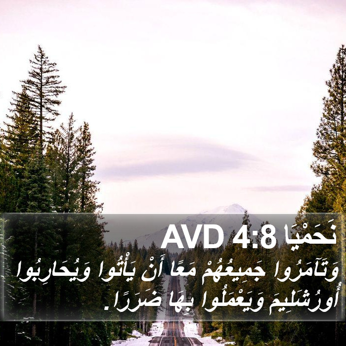 نَحَمْيَا 4:8 AVD Bible Study