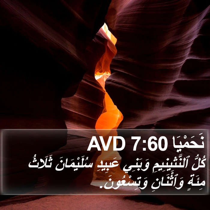 نَحَمْيَا 7:60 AVD Bible Study