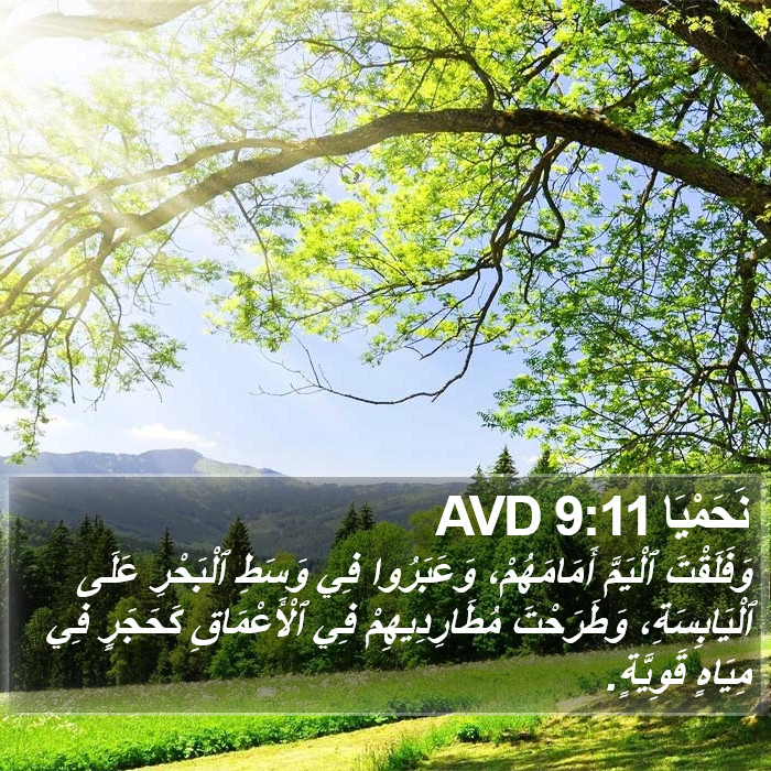 نَحَمْيَا 9:11 AVD Bible Study