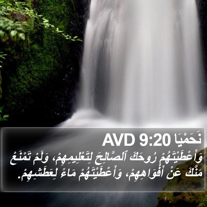 نَحَمْيَا 9:20 AVD Bible Study