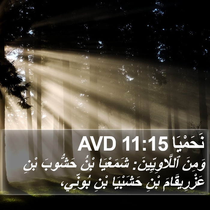 نَحَمْيَا 11:15 AVD Bible Study