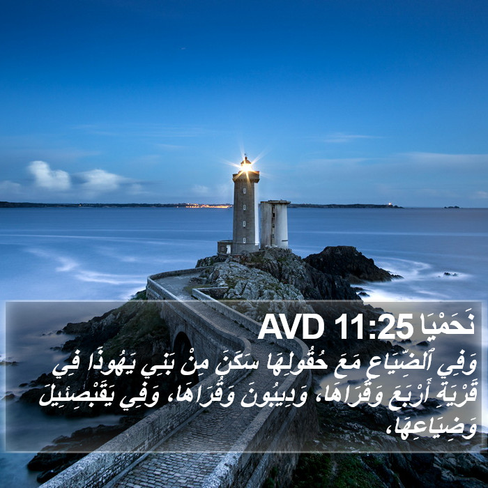 نَحَمْيَا 11:25 AVD Bible Study