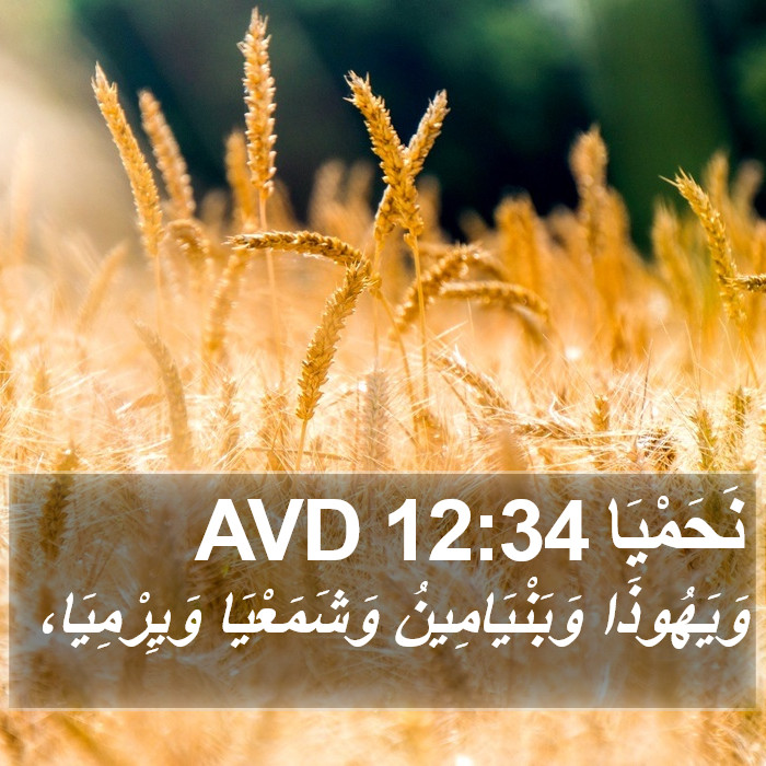 نَحَمْيَا 12:34 AVD Bible Study