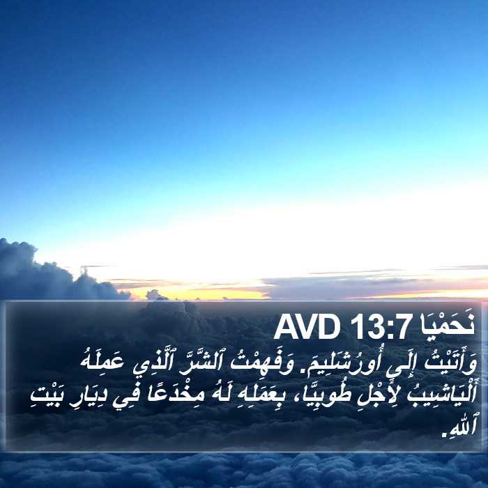 نَحَمْيَا 13:7 AVD Bible Study
