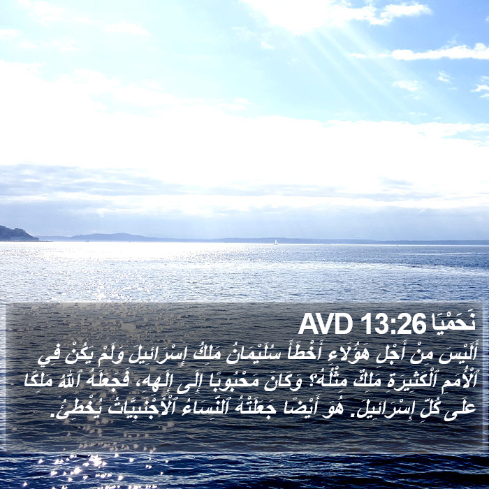 نَحَمْيَا 13:26 AVD Bible Study