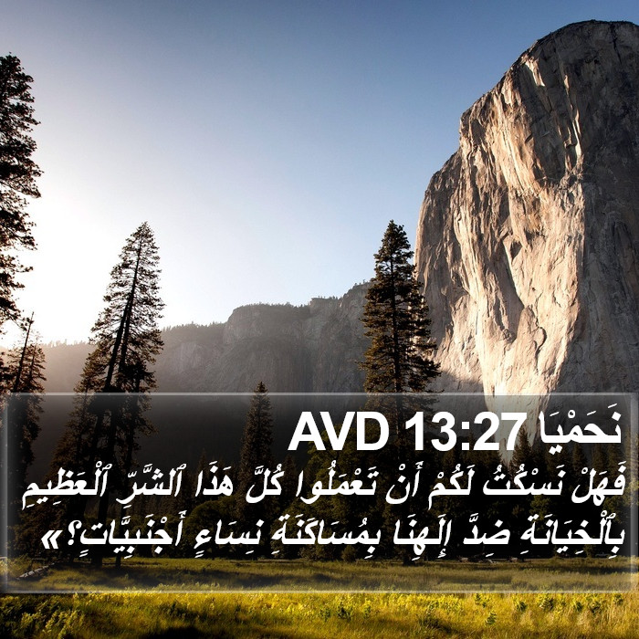 نَحَمْيَا 13:27 AVD Bible Study