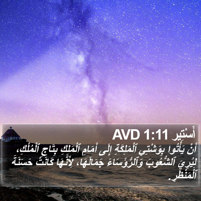 أَسْتِير 1:11 AVD Bible Study