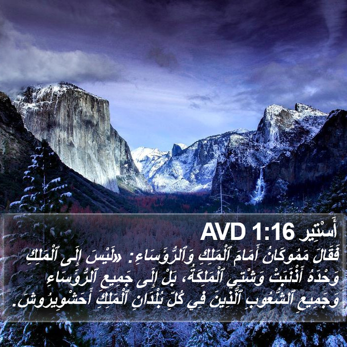 أَسْتِير 1:16 AVD Bible Study