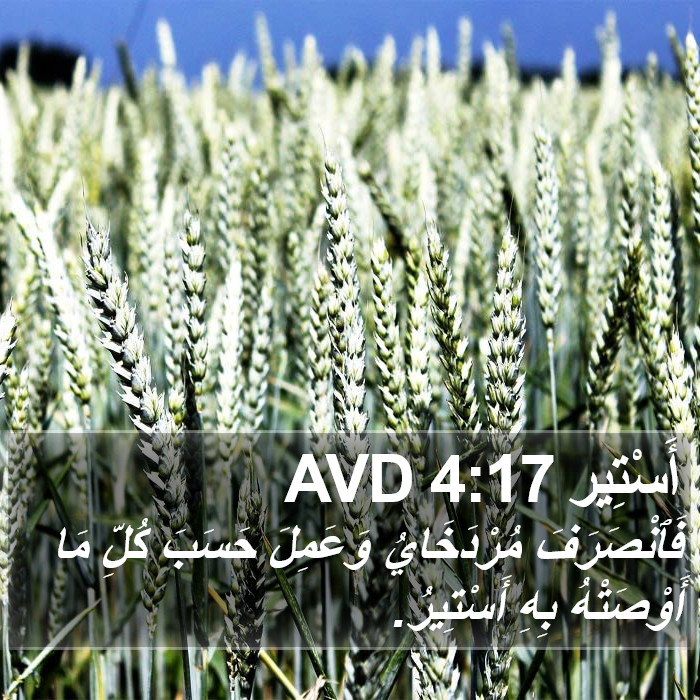 أَسْتِير 4:17 AVD Bible Study