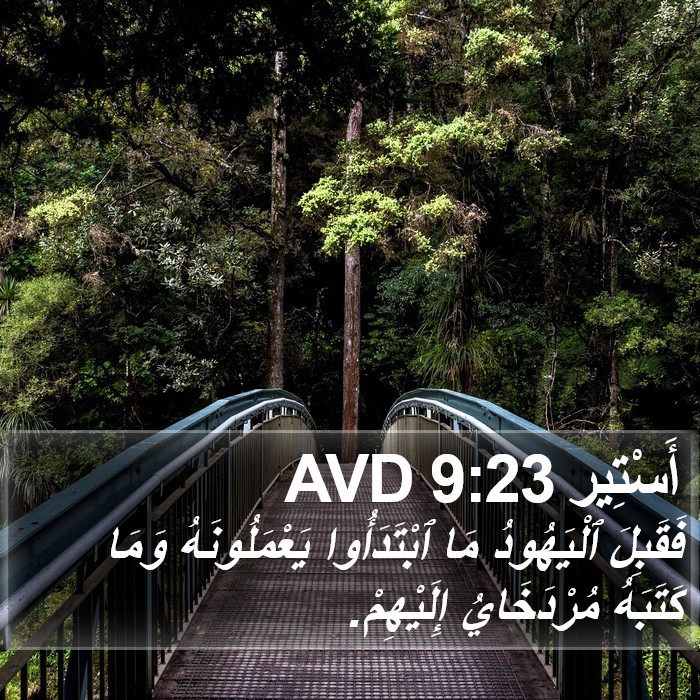 أَسْتِير 9:23 AVD Bible Study