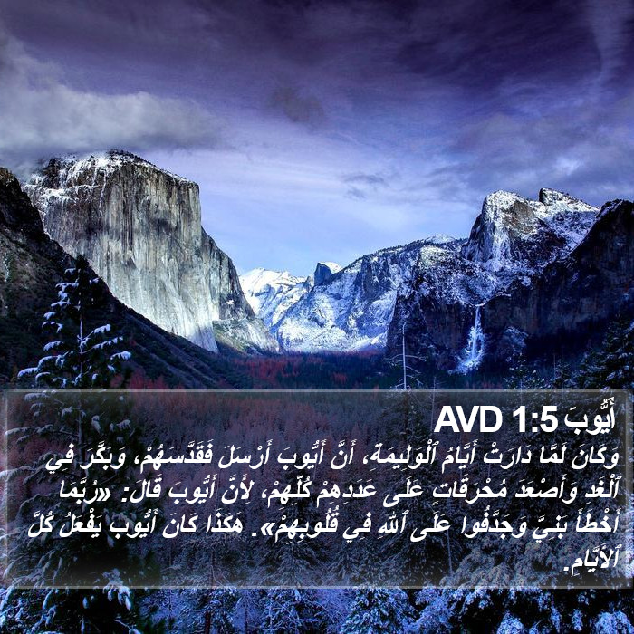 أَيُّوبَ 1:5 AVD Bible Study