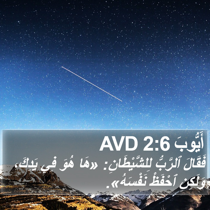 أَيُّوبَ 2:6 AVD Bible Study