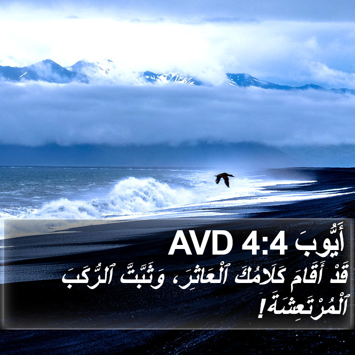 أَيُّوبَ 4:4 AVD Bible Study