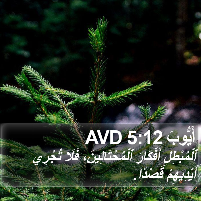 أَيُّوبَ 5:12 AVD Bible Study