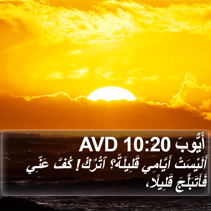 أَيُّوبَ 10:20 AVD Bible Study