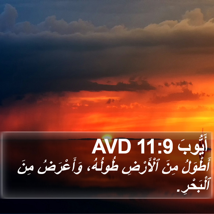 أَيُّوبَ 11:9 AVD Bible Study