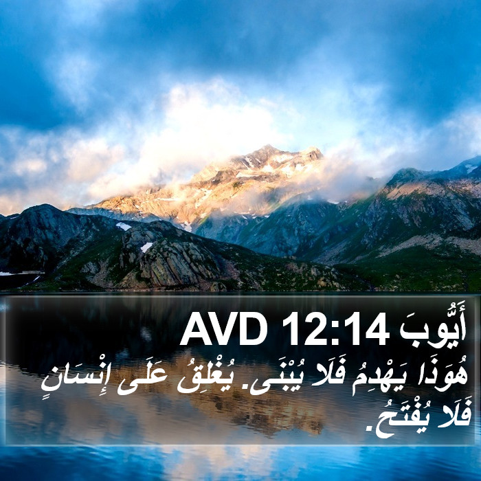 أَيُّوبَ 12:14 AVD Bible Study