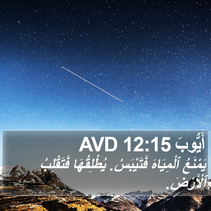 أَيُّوبَ 12:15 AVD Bible Study