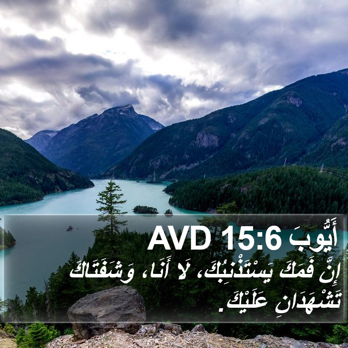 أَيُّوبَ 15:6 AVD Bible Study