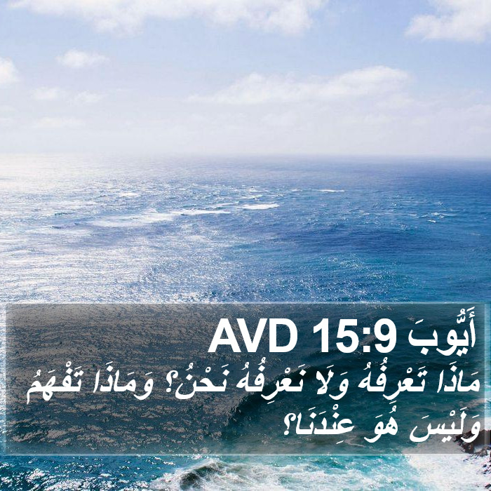 أَيُّوبَ 15:9 AVD Bible Study