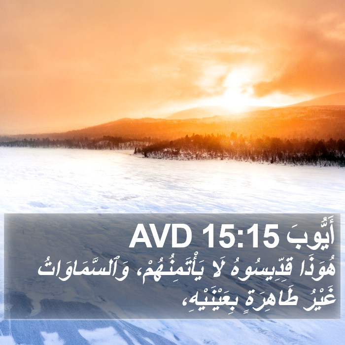 أَيُّوبَ 15:15 AVD Bible Study