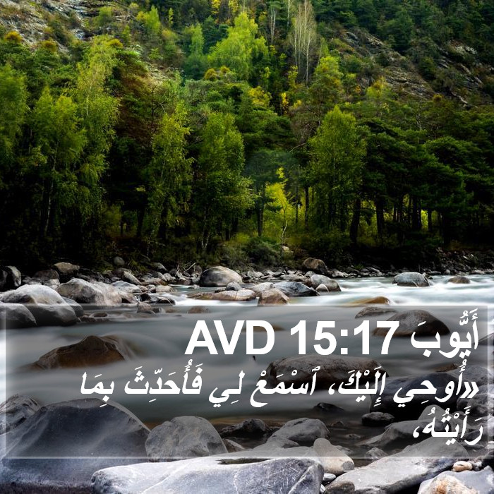 أَيُّوبَ 15:17 AVD Bible Study