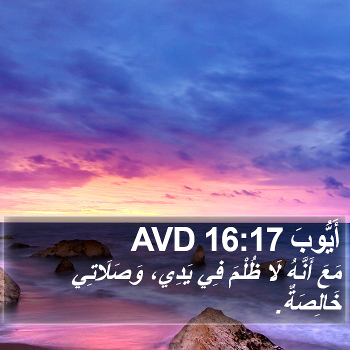 أَيُّوبَ 16:17 AVD Bible Study