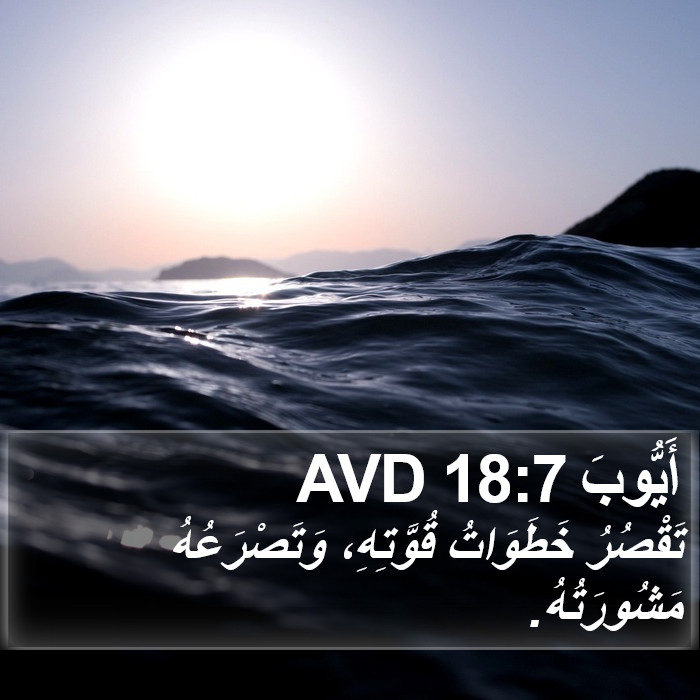 أَيُّوبَ 18:7 AVD Bible Study