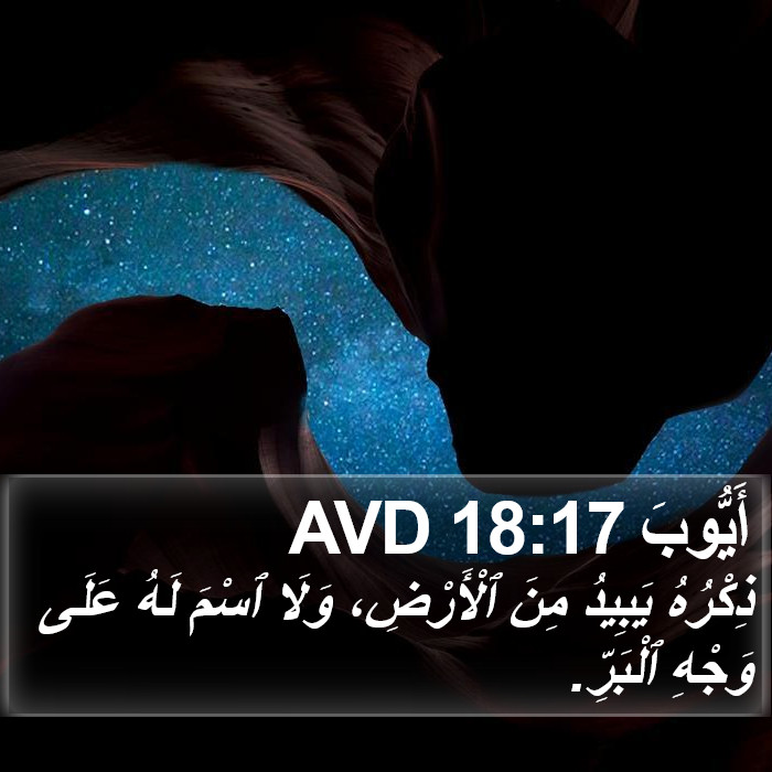 أَيُّوبَ 18:17 AVD Bible Study