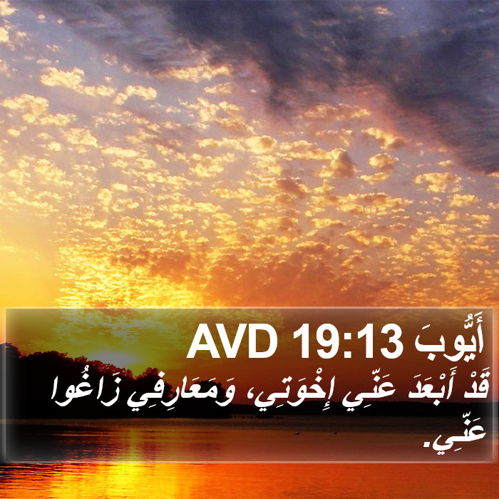 أَيُّوبَ 19:13 AVD Bible Study