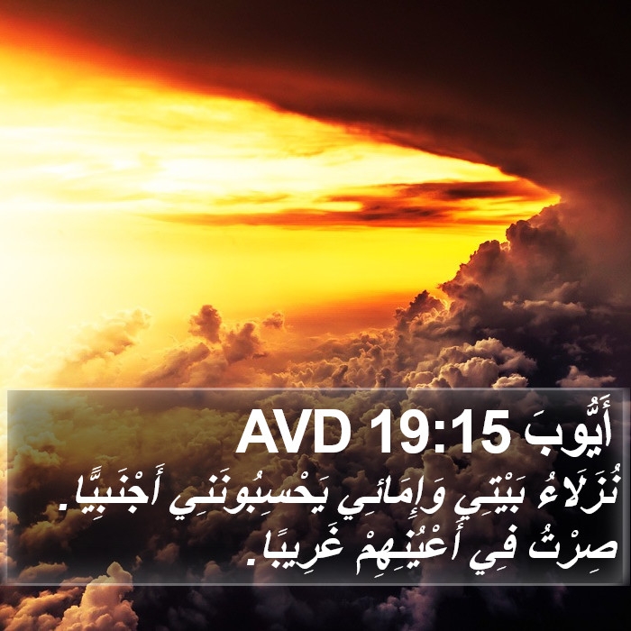 أَيُّوبَ 19:15 AVD Bible Study