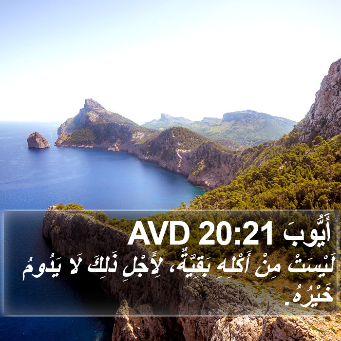 أَيُّوبَ 20:21 AVD Bible Study