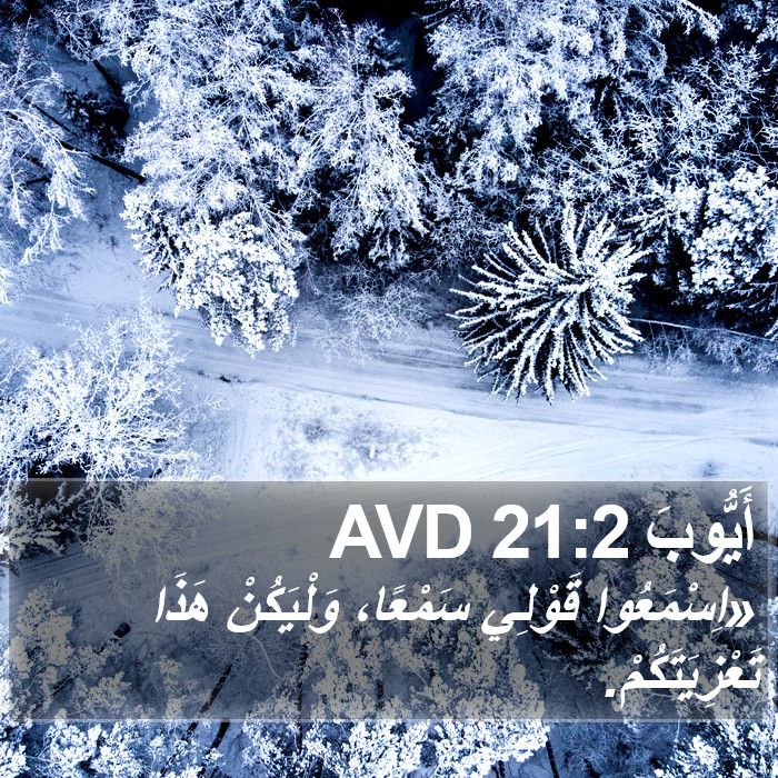 أَيُّوبَ 21:2 AVD Bible Study