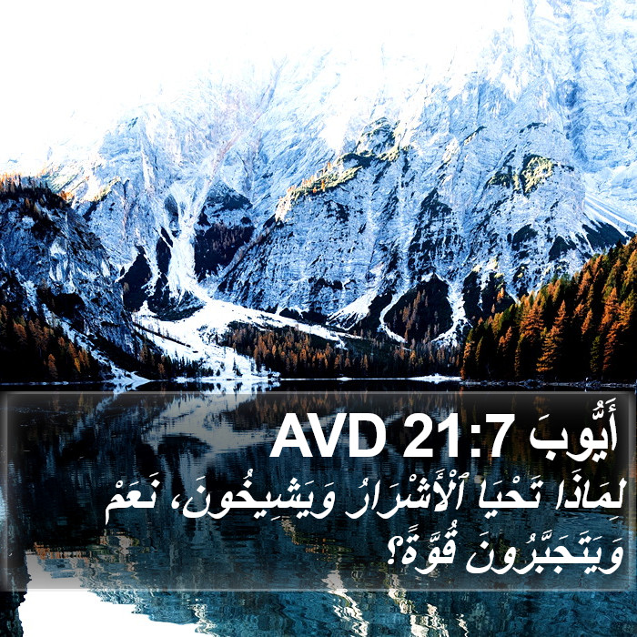أَيُّوبَ 21:7 AVD Bible Study