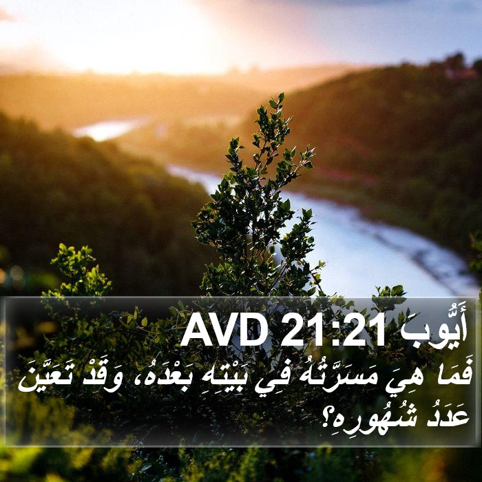أَيُّوبَ 21:21 AVD Bible Study