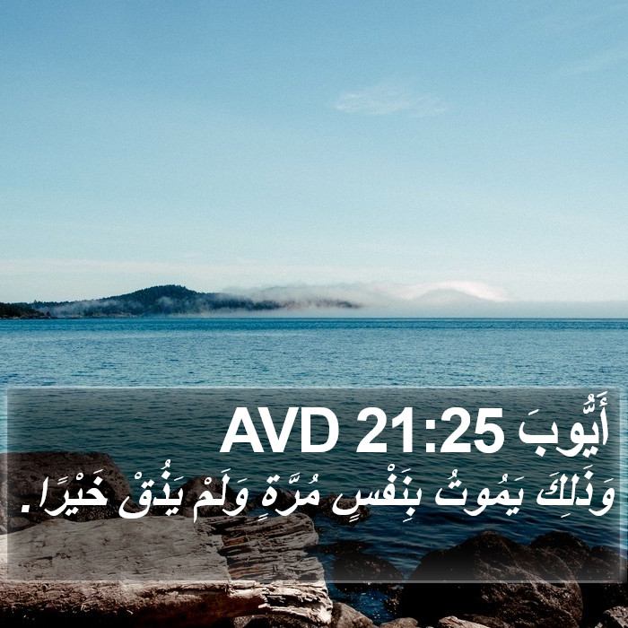 أَيُّوبَ 21:25 AVD Bible Study