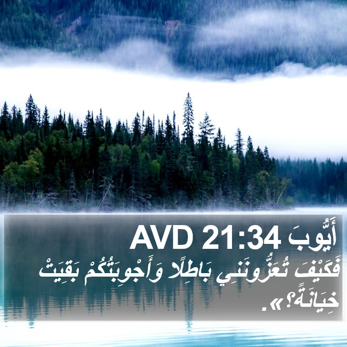 أَيُّوبَ 21:34 AVD Bible Study