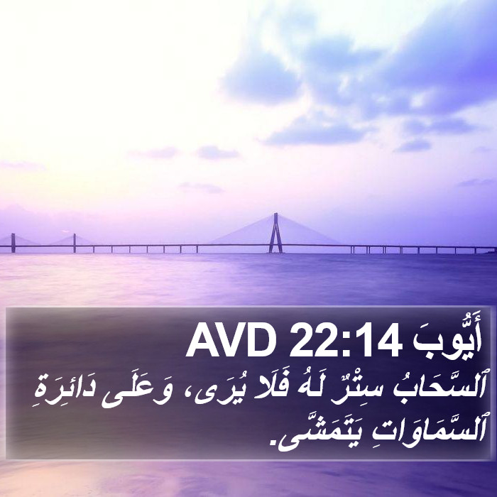 أَيُّوبَ 22:14 AVD Bible Study