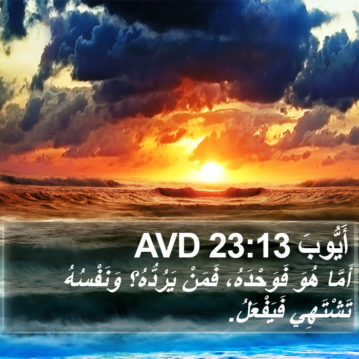 أَيُّوبَ 23:13 AVD Bible Study