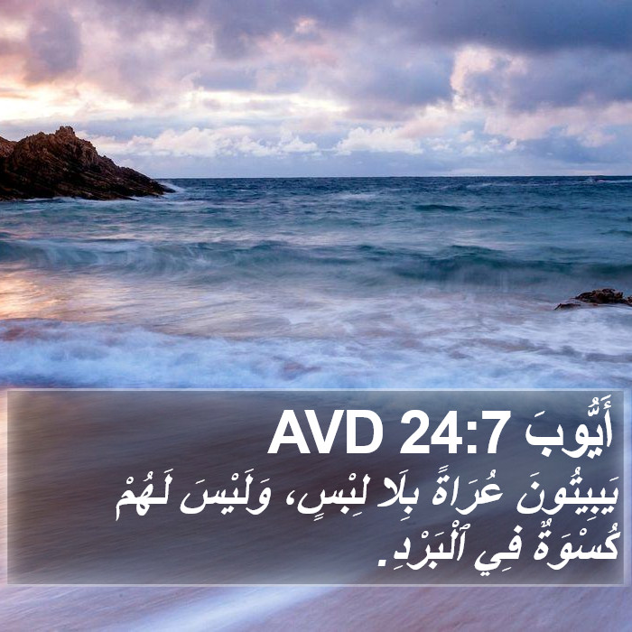أَيُّوبَ 24:7 AVD Bible Study